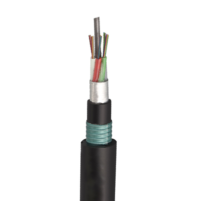 Anti câble optique enterré direct GYTA53 de fibre du rongeur 48core G.652D