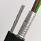 Câble aérien de fibre de GYTC8A du schéma 8 de fibre de noyau autosuffisant du câble optique 12/24/96