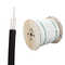 Câble non blindé non métallique optique de câble de fibre d'Unitube de noyau de GYFXY 1-24