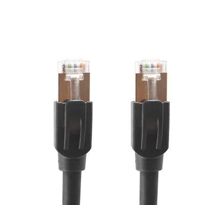 La corde de correction du chat 8 de SSTP 40G RJ45 5G câblent 2000MHz 30 pi de câble Ethernet du chat 8