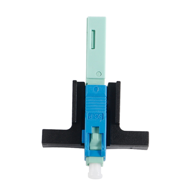 Connecteur optique de Sc de fibre de connecteur de Ffiber de bleu de la CE ROHS 0.9mm 2.0mm 3.0mm