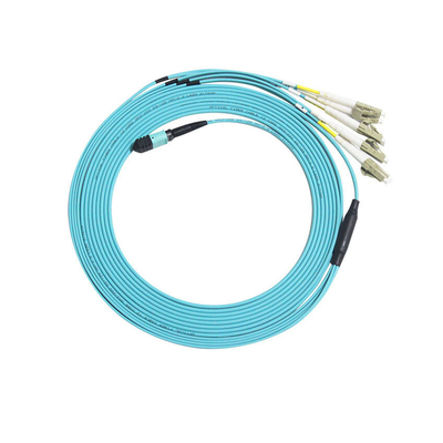1-30 le mètre MTP/MPO au câble 3.0mm de fibre de LC éventent le câble optique de fibre