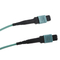 12 la fibre MTP optique de câble de tronc de la fibre OM3 MPO raccordent la corde LSZH 1M Type B