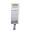 La correction ultra mince de Cat6A UTP Gigabit Ethernet attachent le câble de correction de 500MHZ Rj45