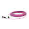 Corde de correction optique de Mtp de fibre de câble des télécom 8/12/24F OM4 MPO 3mm
