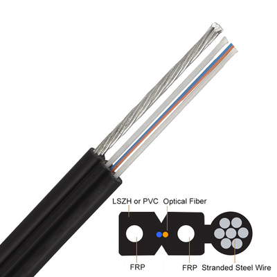 GJYFXCH 1-12 creuse le câble optique de fibre de baisse de FTTH