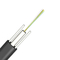 Câble non blindé non métallique optique de câble de fibre d'Unitube de noyau de GYFXY 1-24